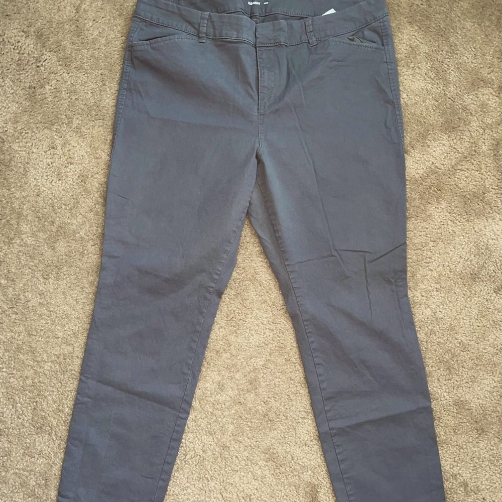 Charcoal Gray Old Navy Pixie pants